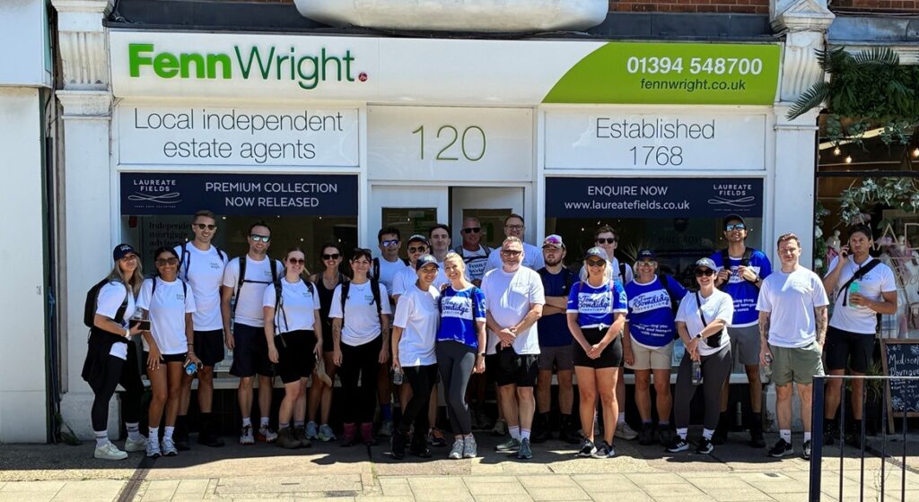 The Fenn Wright Charity Walk is well underway!